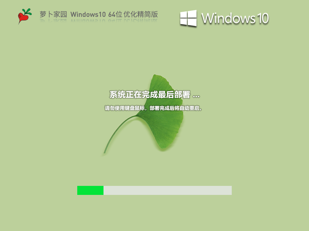 萝卜家园 Windows10 64位 优化精简版 V2023.06