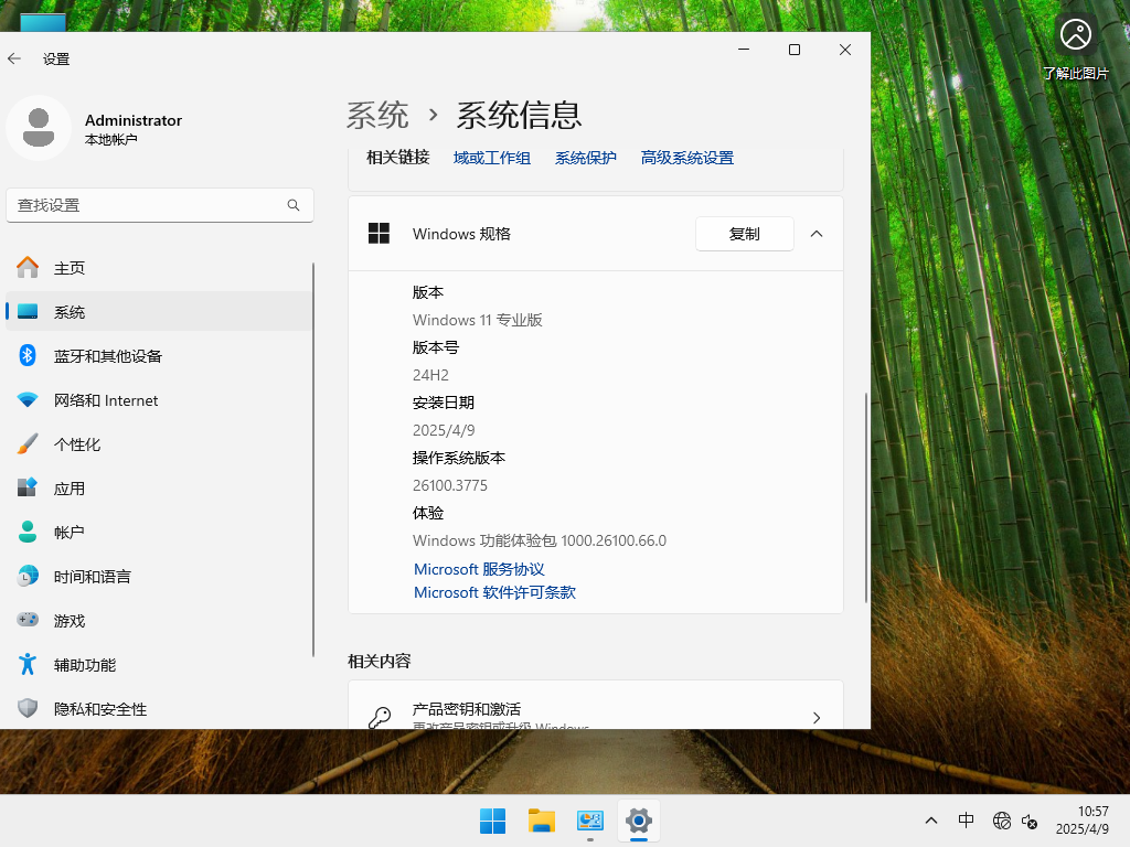 【4.8更新】Windows11 24H2 26100.3775 X64 正式版