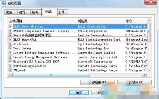 Win7开机ETD Control Center已停止工作如何解决？