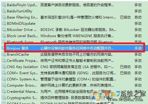 win7系统iTunes不是能使用家庭共享怎么办？如何开启bonjour服务