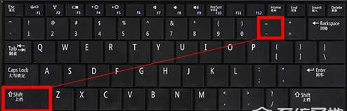 win7系统语句下划线怎么用键盘打出来?