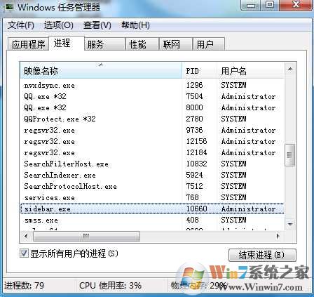 Win7 sidebar.exe是什么进程？sidebar.exe怎么关闭