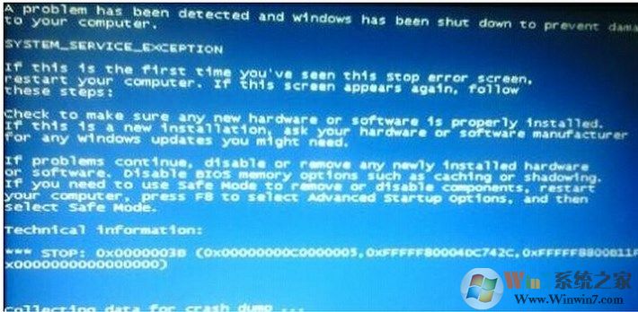 win7系统0x0000003B蓝屏故障的解决方法