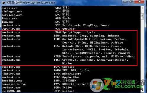 Win7 svchost.exe的占用内存太高怎么办？svchost.exe进程占内存高解决方法
