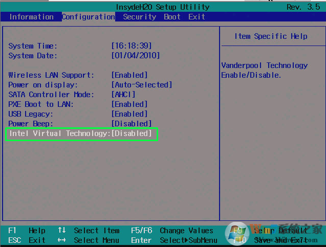 Intel (R) Virtualization Technology虚拟技术无法开启怎么办？