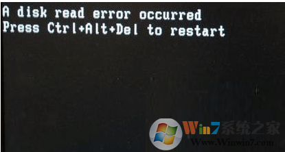 电脑开机出现屏幕出现a disk read error  occurred怎么办？