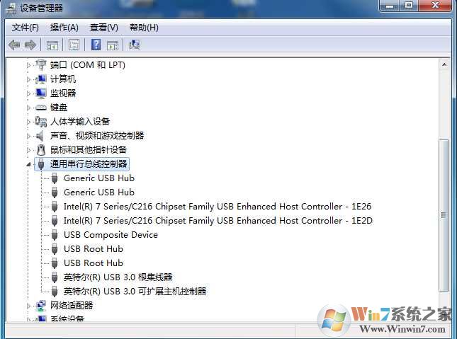 Win7无法识别的usb设备解决方法