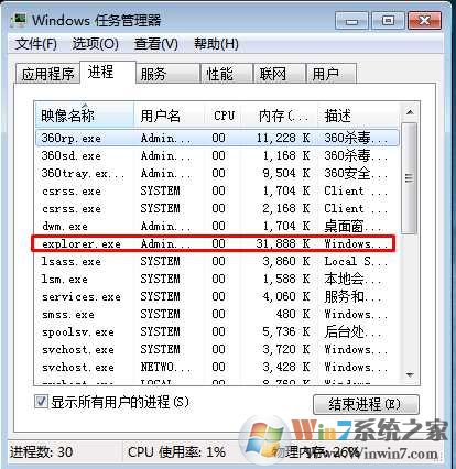 Win7任务栏不见了电脑不能重启怎么解决？