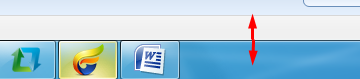 win7系统如何设置任务栏高度？