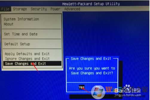 惠普HP台式机预装Win10改Win7教程 BIOS设置+U盘启动