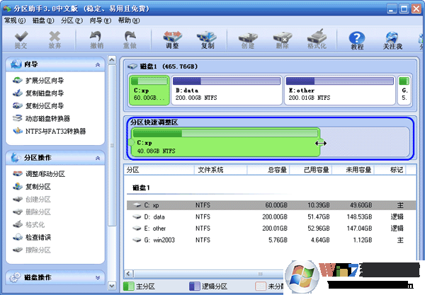 Win7 C盘太大怎么划分一部分空间给别的磁盘？