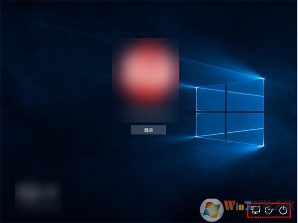 win10待机锁屏界面没有关机键怎么办