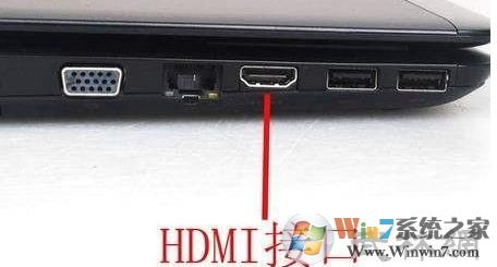 笔记本连电视用hdmi线连接设置方法