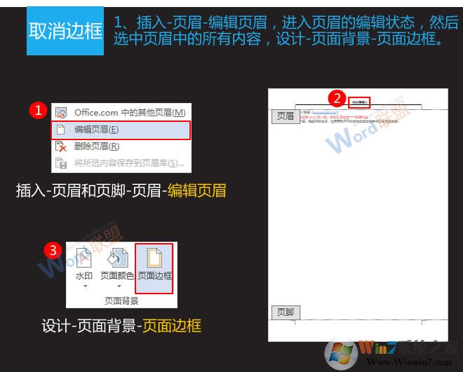 页面边框