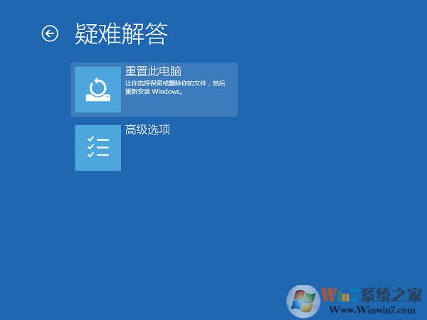 win10进不了系统怎么重置系统？