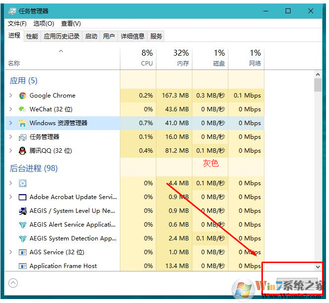 win10资源管理器的结束任务按钮显示空白的解决方法