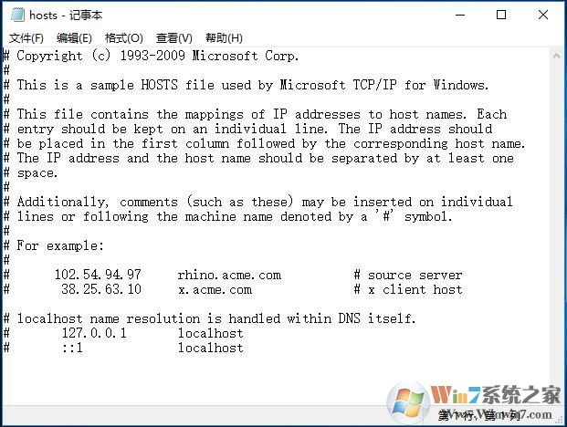 Win10的hosts文件内容,Win10原HOST文件内容