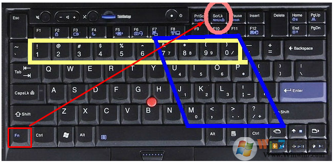 win10系统笔记本打字输入字母变成数字怎么办？