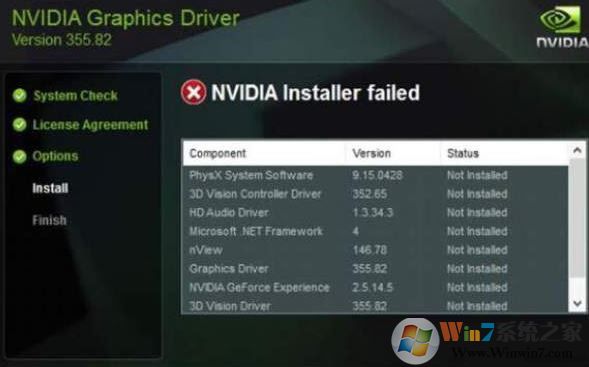 Win10系统下无法升级安装Nvidia显卡驱动解决方法