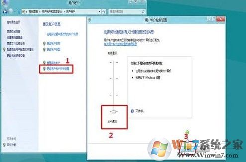 Win8如何关闭用户账户控制(UAC)