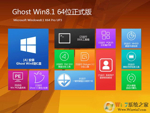 GHOST WIN8.1 64位专业版(高速优化免激活)ISO镜像V2018