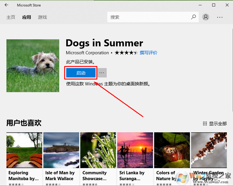 win10系统应用商店下载的主题无法启动的解决方法