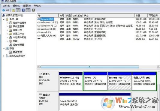 移动硬盘不显示盘符该怎么办?win7电脑不认移动硬盘的解决方法