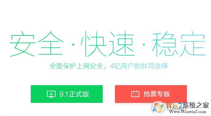 360安全浏览器与360极速浏览器哪里不一样?