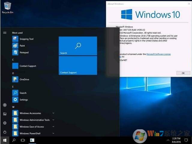 Win10 LTSB 14393.2273 64位&32位ISO镜像下载(5月更新)