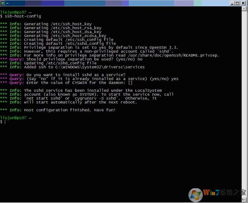 win7 cygwin安装教程和配置图解