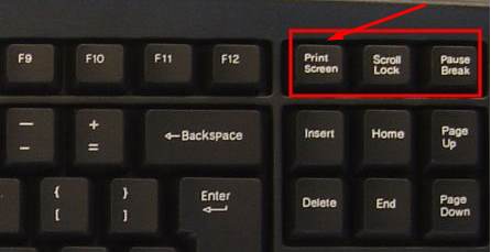键盘上找不到print screen键是怎么回事？