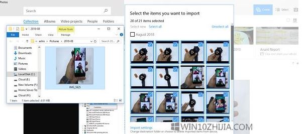 在windows 10操作系统中因为已经没有windows 照片库，所以当我们在win10系统中导入照片之后就无法看到照片的一些信息以及照片拍摄时间。今天winwin7小编将给大家分享介绍下载win10系统中给照片添加时间戳的详细操作方法。  win10系统照片添加时间信息的方法：  1、右键单击桌面，选择“新建”，然后选择“快捷方式”； 2、然后快捷方式要求位置，复制粘贴下一行 -%SystemRoot%system32rundll32.exe ;%SystemDrive%Program FilesWindows Photo ViewerphotoAcq.dll;,PhotoAndVideoAcquire 3、单击“下一步”按钮。 为快捷方式添加适当的名称，使用日期时间导入图片，然后保存。 如果您经常使用它，您也可以将其固定到开始菜单或任务以便快速访问； 4、连接相机，然后双击以启动导入器。 它会自动检测您的相机，并要求您选择它。 选择并导入； Win10系统如何在照片中添加日期时间戳 5、在实际导入之前，您可以预先配置功能； 6、为所有照片添加标签； 7、击高级选项，您可以配置图像的保存位置，保存视频的位置，文件夹名称可以添加日期和名称，文件名可以包括日期时间和名称附加在一起； 8、此外，您可以选择从相机中删除文件，导入完成后打开文件浏览器，以及导入时旋转图片； 9、在导入图像和视频之前，您可以看到两者的预览。 您可以通过取消选中旁边的框来选择跳过一些导入。 该软件还允许您以组的形式查看照片，这些照片按日期分组。 最后，您可以选择仅导入新的以跳过重复文件导入； 10、虽然Windows 10上的Photos App提供了一个现代化的界面，并且可能是一种更好的查看图像的方式，但它相当慢，并且没有任何导入选项。 