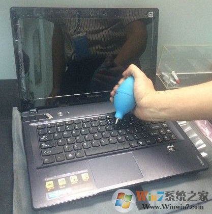 笔记本如何清理键盘？