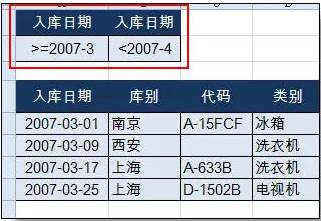 excel高级筛选怎么用？