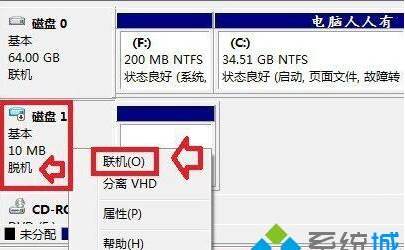 Win7系统磁盘脱机,小编教你怎么解决！