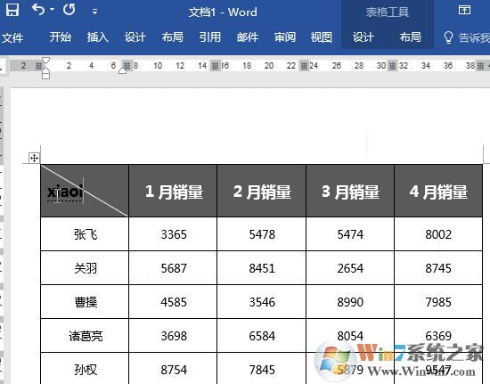 word表格斜线怎么做？word中制作表格添加斜线的操作方法