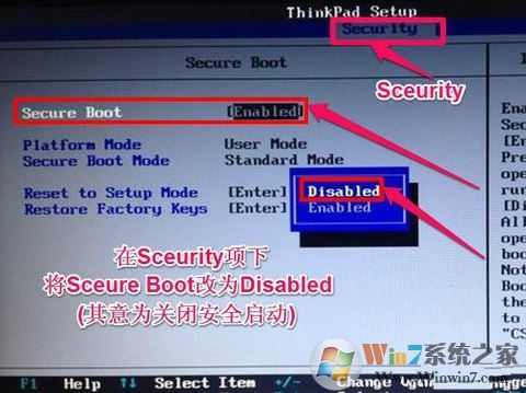 联想 ThinkPad E580 预装win10换win7操作方法