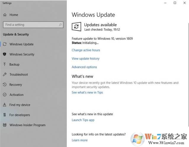 微软今日重新推送Windows10 1809（十月更新版）BUG已修复