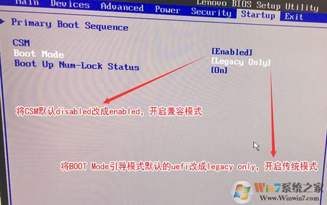 联想 ThinkCentre E95Y预装win10改win7方法