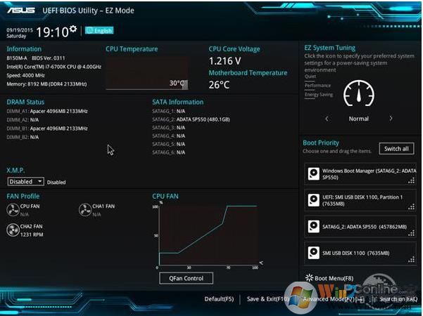 华硕B250 B350 B360 BIOS主板无法识别NVMe m.2固态硬盘的解决方法