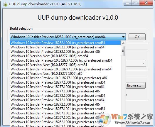 可下载所有Win10 ISO镜像包括最新预览版和更新补丁工具(UUP dump downloader)
