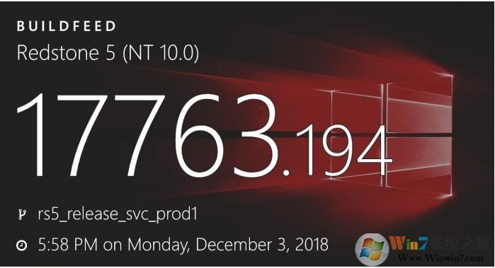 Win10 1809累积更新补丁KB4471332发布(17763.194)附离线下载