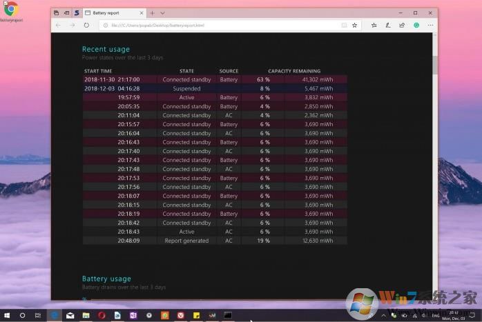 Win10怎么查看电池健康状况？Win10查看电池信息方法