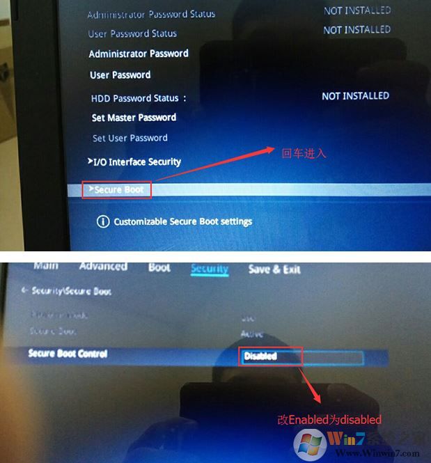 华硕灵耀 V406UA7100预装win10改win7安装步骤