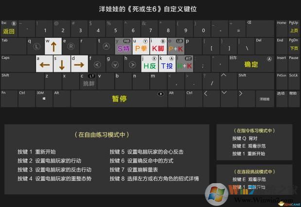 Win10系统玩【生或死6】怎么自定义键盘？生或死6键位设置方法