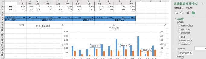 excel动态图表怎么做？教你制作excel动态图表标签