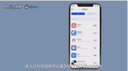 苹果应用商店下载记录如何查询？查看应用商店查看安装过的应用