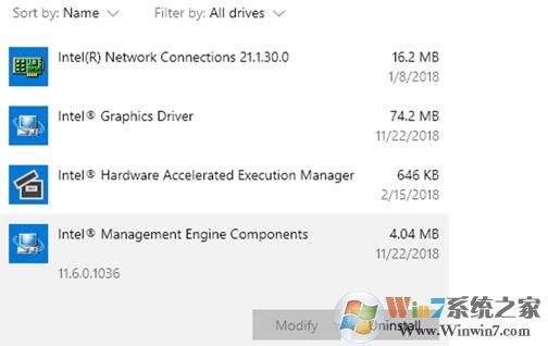 解决IntelTechnologyAccessService进程占用内存很高方法