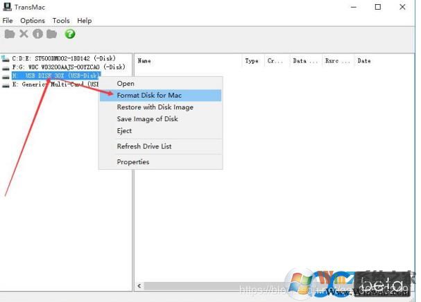 使用TransMac制作苹果OS X系统安装U盘教程