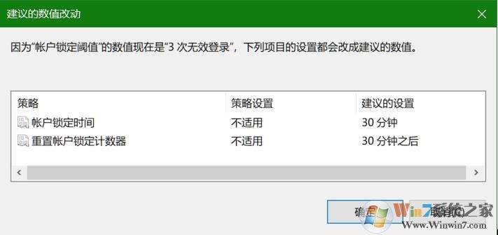 Win10怎么设置输错密码锁定账户一段时间？